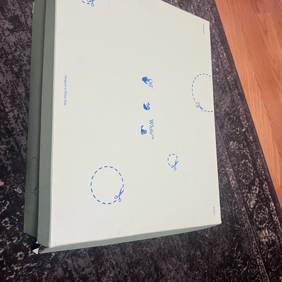 Off-White Blue and White Athletic Shoes - Picture 5 of 6